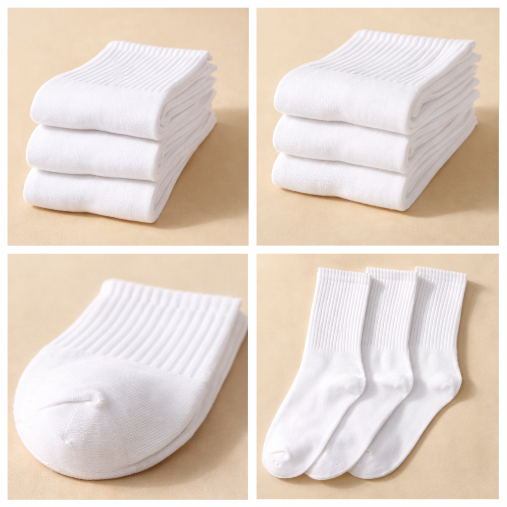 Basic strømper i One size (unisex) - 3 pak